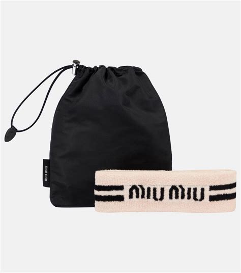 miu miu tennis headband